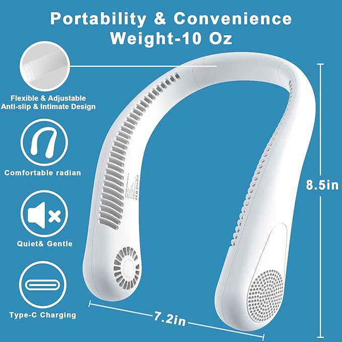 Ventilador Portátil Cuello BreezeFlow™